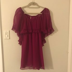 Free People magenta mini dress / tunic